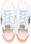 Golden Goose Kids star-patch panelled leather sneakers White - Thumbnail 3