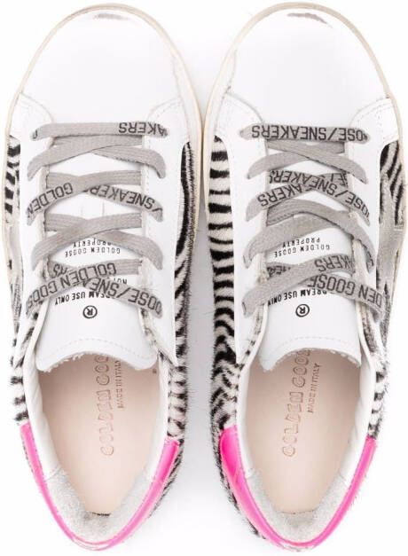 Golden Goose Kids Super-Star lace-up sneakers White