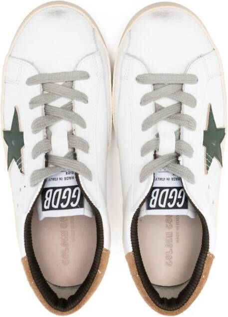 Golden Goose Kids Super Star lace-up sneakers White