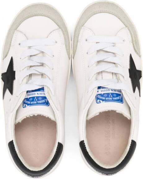 Golden Goose Kids Super-Star Penstar leather sneakers White