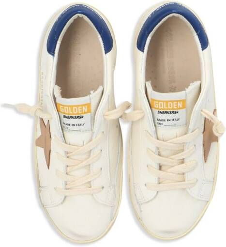 Golden Goose Kids Super-Star Young leather trainers White