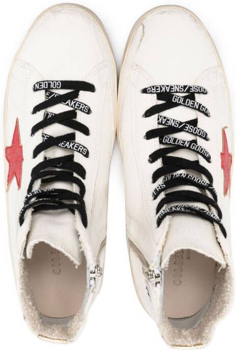 Golden Goose Kids TEEN Francey high-top sneakers White