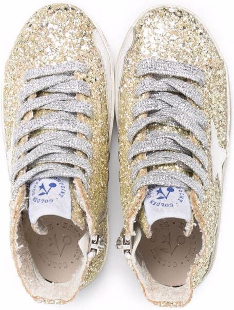 Golden Goose Kids x Bonpoint glitter star-patch sneakers