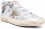 Golden Goose Laminated Star and Wave mid-top sneakers Silver - Thumbnail 2