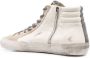 Golden Goose leather distressed high-top sneakers White - Thumbnail 3