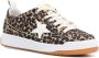 Golden Goose leather leopard-print sneakers Brown - Thumbnail 2