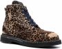 Golden Goose leopard-print lace-up boots Brown - Thumbnail 2
