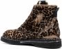 Golden Goose leopard-print lace-up boots Brown - Thumbnail 3