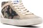 Golden Goose logo-patch lace-up sneakers Green - Thumbnail 2