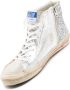 Golden Goose logo-patch lace-up sneakers Silver - Thumbnail 2