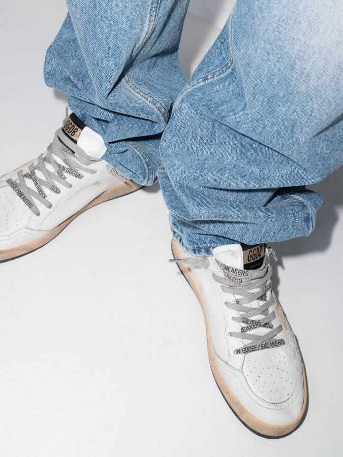 Golden Goose Ball Star lace-up sneakers White