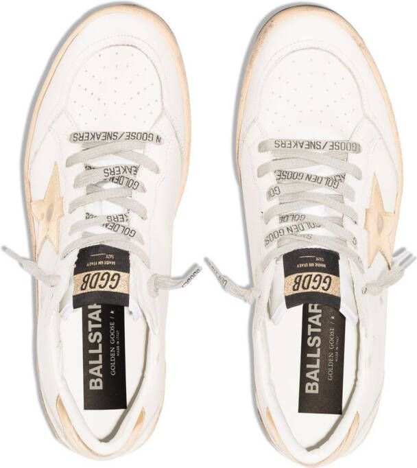 Golden Goose Ball Star lace-up sneakers White