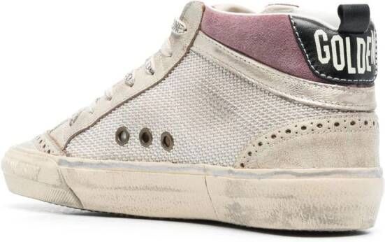 Golden Goose logo-print hi-top sneakers Neutrals