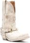 Golden Goose Low Wish Star leather boots White - Thumbnail 2