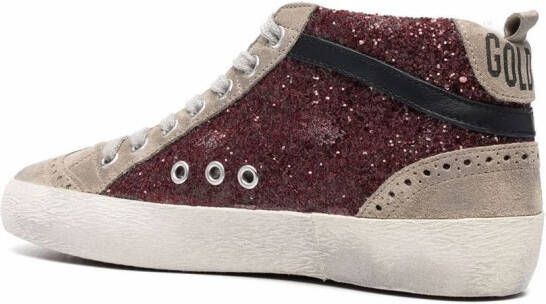 Golden Goose Mid Star high-top sneakers Red