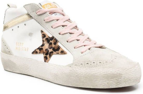 Golden Goose Mid-Star high-top sneakers White