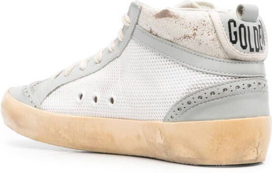 Golden Goose Mid Star lace-up sneakers White