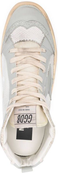 Golden Goose Mid Star lace-up sneakers White