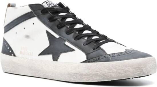 Golden Goose Mid Star leather sneakers Grey