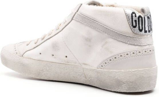 Golden Goose Mid Star leather sneakers White
