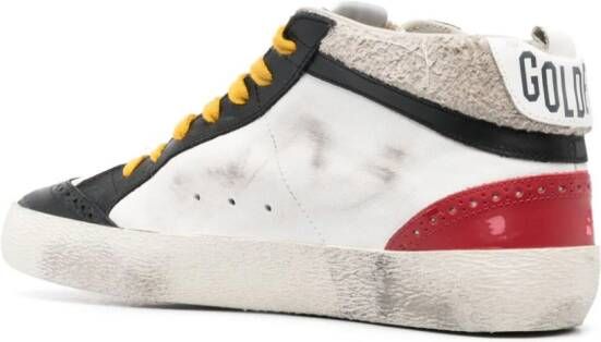 Golden Goose Mid-Star leather sneakers White