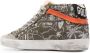 Golden Goose Mid Star lettering print high-top sneakers Green - Thumbnail 3