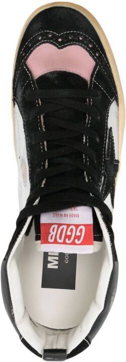Golden Goose Mid-Star panelled sneakers Black