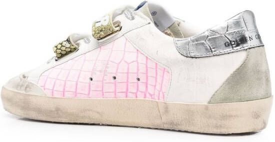 Golden Goose Old School touch-strap sneakers White