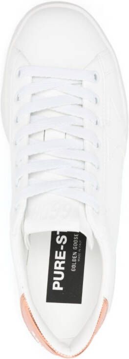 Golden Goose Pure-Star lace-up sneakers White