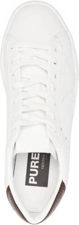 Golden Goose Pure-Star leather sneakers White