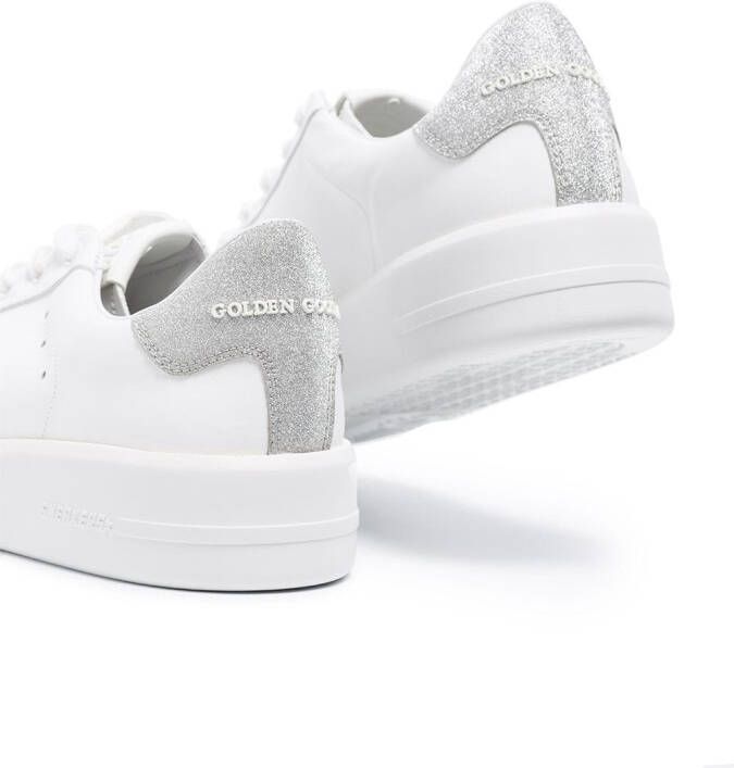 Golden Goose Purestar glitter detail sneakers White