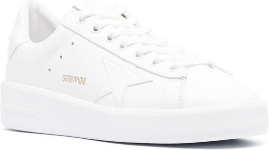 Golden Goose Purestar logo low-top sneakers White