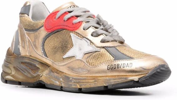 Golden Goose Running Sole distressed-effect sneakers