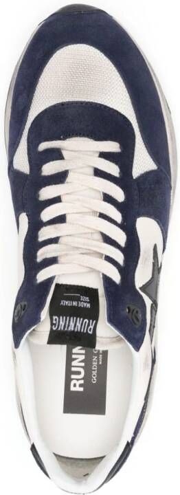Golden Goose Running Sole leather sneakers Blue