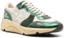 Golden Goose Running Sole leather sneakers Green - Thumbnail 2