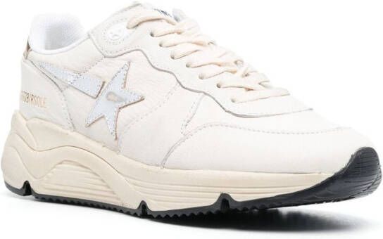 Golden Goose Running Sole leather sneakers White