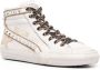 Golden Goose Slide crystal-embellished hi-top sneakers White - Thumbnail 2