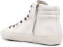 Golden Goose Slide crystal-embellished hi-top sneakers White - Thumbnail 3