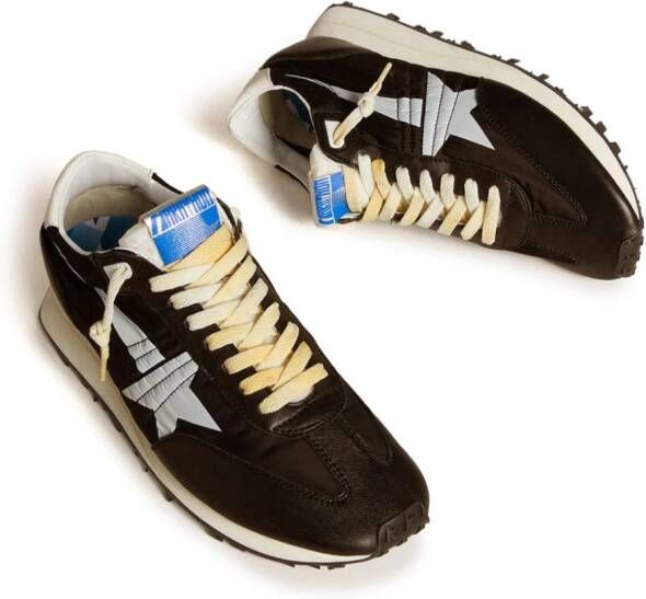 Golden Goose Star Leather Heel Trainers Black