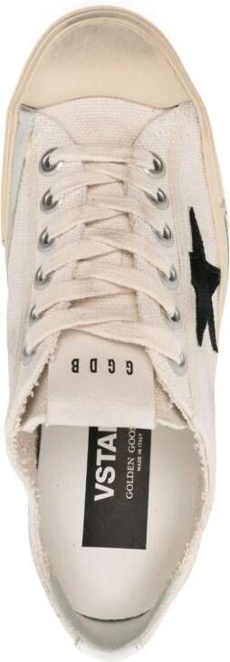 Golden Goose Star-patch canvas sneakers White