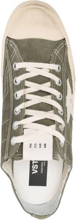 Golden Goose star-patch lace-up sneakers Green