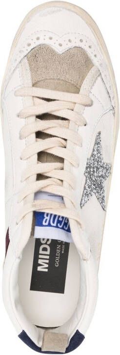 Golden Goose Mid-Star leather sneakers White