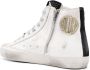 Golden Goose star patch leather high-top sneakers White - Thumbnail 3
