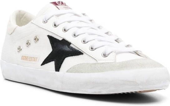Golden Goose star-patch sneakers White