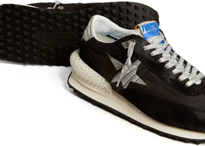 Golden Goose star-print lace-up sneakers Black