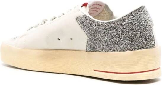Golden Goose Stardan crystal-embellished leather sneakers White