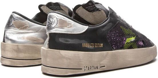 Golden Goose Stardan glitter-detail sneakers Black