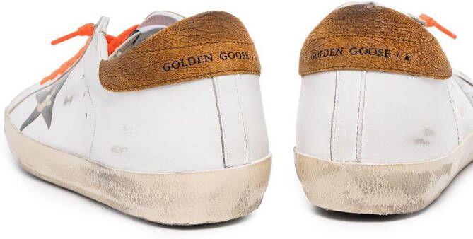 Golden Goose Super-Star camouflage-star sneakers White