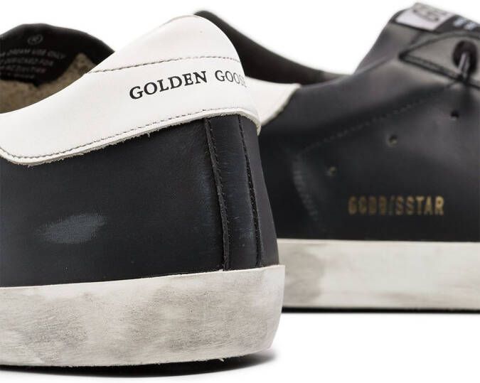 Golden Goose Super-Star distressed-effect sneakers Black