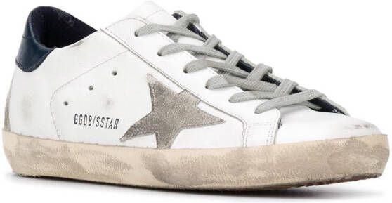 Golden Goose Super-Star distressed-finish sneakers White